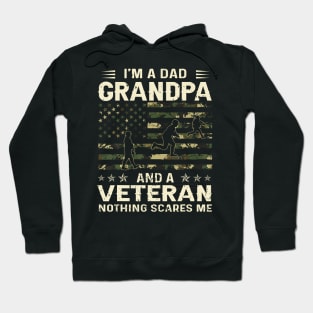 I'M A Dad Grandpa And Veteran Hoodie